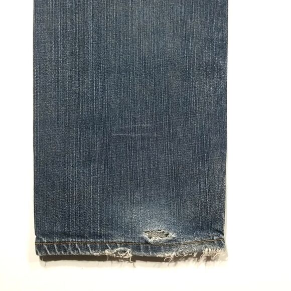 Vintage Levi's 559 Jeans Men's 36 32 Relaxed Stretch Denim 5 Pocket Distressed - Picture 8 of 11